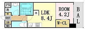 大阪府大阪市北区堂島2丁目（賃貸マンション1LDK・3階・31.91㎡） その2