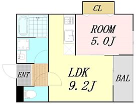 大阪府吹田市内本町1丁目（賃貸アパート1LDK・1階・31.30㎡） その2