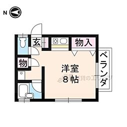 JR東海道・山陽本線 瀬田駅 徒歩12分の賃貸アパート 2階1Kの間取り