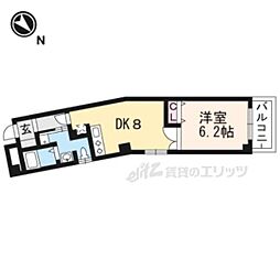 Ambellir 1DKの間取図画像