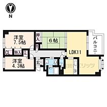 ティアラ大津  ｜ 滋賀県大津市萱野浦（賃貸マンション3LDK・4階・68.09㎡） その2