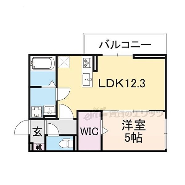 滋賀県大津市大江１丁目(賃貸アパート1LDK・2階・42.79㎡)の写真 その2