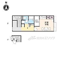 レオパレス藤の木II 208 ｜ 滋賀県東近江市御園町（賃貸アパート1K・2階・28.02㎡） その2