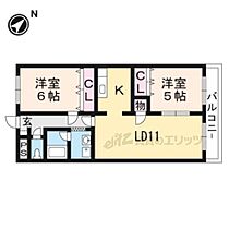 滋賀県甲賀市水口町虫生野虹の町（賃貸マンション2LDK・1階・59.67㎡） その2