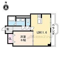 ミモザ千 705 ｜ 滋賀県守山市吉身１丁目（賃貸マンション1LDK・6階・40.00㎡） その2