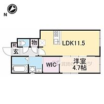 リミットメイク 102 ｜ 滋賀県彦根市河原１丁目（賃貸アパート1LDK・1階・40.90㎡） その2