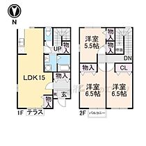 滋賀県長浜市十里町（賃貸テラスハウス3LDK・1階・83.65㎡） その2