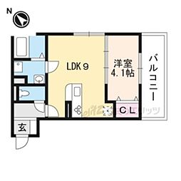 間取図画像 1LDK