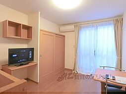 レオパレスえち川 205 2階1Kのリビング/ダイニング