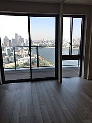 パークタワー晴海 26階1LDKのリビング/ダイニング