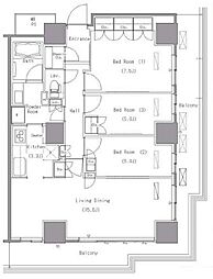 間取図画像 3LDK