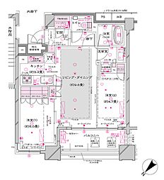 オーパスレジデンス銀座イースト 2LDKの間取図画像