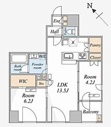 THE MAYFAIR 2LDKの間取図画像