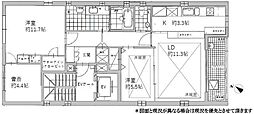 シナリオ会館 2SLDKの間取図画像