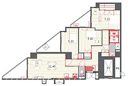 T'sgarden東陽町 3LDKの間取図画像