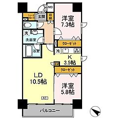 物件の間取り