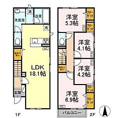 物件の間取り