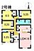 間取り：2号棟　4LDK＋S　土地面積195.31m2　建物面積96.06m2