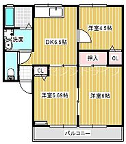 ドムス北浦 102 ｜ 茨城県常総市新石下（賃貸アパート3DK・1階・50.08㎡） その2