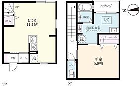 プレミアムアイランド久池井III 307 ｜ 佐賀県佐賀市大和町大字久池井（賃貸アパート1LDK・1階・48.41㎡） その2