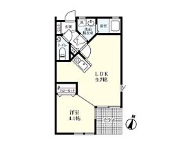 プレミアムアイランド若楠 A 105 ｜ 佐賀県佐賀市若楠2丁目（賃貸アパート1LDK・1階・32.75㎡） その2