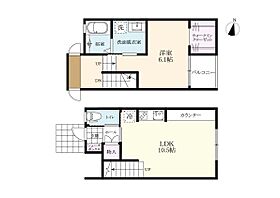 ラ・メール本庄 D ｜ 佐賀県佐賀市本庄町大字本庄（賃貸アパート1LDK・1階・47.62㎡） その2