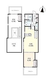 プレミアム白山 2LDKの間取図画像