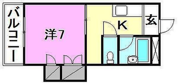 メゾン由 307 号室｜愛媛県松山市土居田町(賃貸マンション1K・3階・24.57㎡)の写真 その1