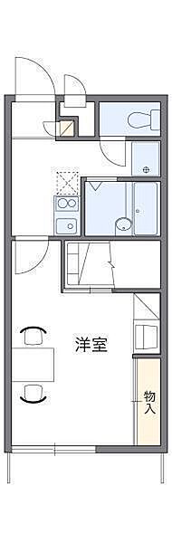 レオパレスシャルマン 101 号室｜愛媛県松山市保免中2丁目(賃貸アパート1K・1階・23.18㎡)の写真 その2