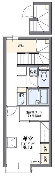 レオパレス古川3 206 号室｜愛媛県松山市古川南2丁目(賃貸アパート1K・2階・28.02㎡)の写真 その2