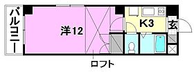 パストラル21 506 号室 ｜ 愛媛県松山市宮田町（賃貸マンション1K・5階・30.30㎡） その2