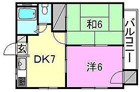 メゾン優 203 号室 ｜ 愛媛県松山市西石井6丁目（賃貸マンション2DK・2階・37.26㎡） その2