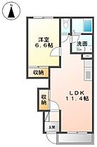 クレシア南黒田 102 号室 ｜ 愛媛県伊予郡松前町伊予郡南黒田（賃貸アパート1LDK・1階・44.79㎡） その2