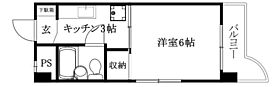 村上ビル 306 号室 ｜ 愛媛県松山市道後樋又（賃貸マンション1K・3階・19.44㎡） その2