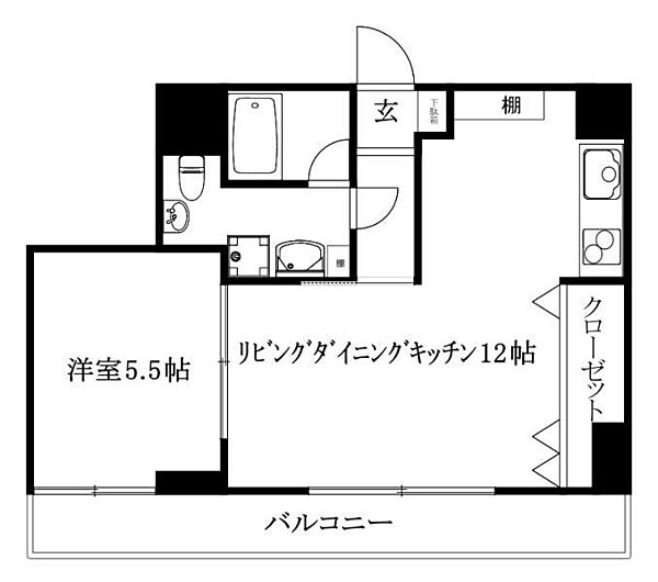 エスペランサ勝山 302 号室｜愛媛県松山市勝山町2丁目(賃貸マンション1LDK・3階・46.36㎡)の写真 その2