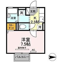 セジュールY・C 202 号室 ｜ 愛媛県松山市辻町（賃貸アパート1K・2階・25.28㎡） その2