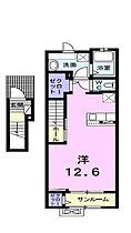 アンジュー北吉井　Ａ 202 号室 ｜ 愛媛県東温市樋口（賃貸アパート1R・2階・40.94㎡） その2