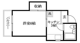 コーポ勝山 303 号室 ｜ 愛媛県松山市清水町3丁目（賃貸マンション1K・3階・20.60㎡） その2