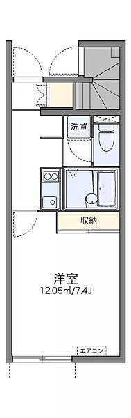 レオネクストミイソレイユ 105 号室｜愛媛県松山市下難波(賃貸アパート1K・1階・23.61㎡)の写真 その2