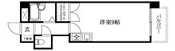 グランドハイム朝生田 ワンルームの間取図画像