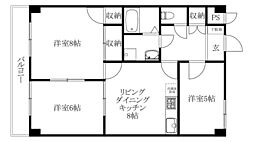 間取図画像 3LDK