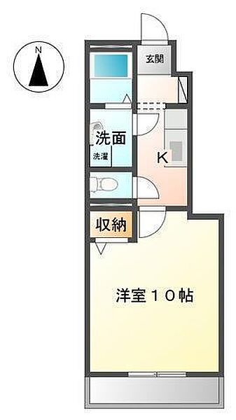 プランドールたちばな 103 号室｜愛媛県松山市立花1丁目(賃貸アパート1K・1階・31.57㎡)の写真 その2