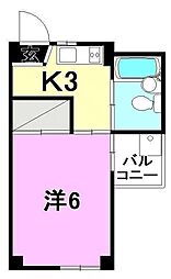 間取図画像 1K