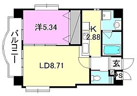 one 306 号室 ｜ 愛媛県松山市南江戸2丁目（賃貸マンション1LDK・3階・40.15㎡） その2