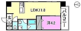 Mint Elvita（ミントエルヴィータ） 801 号室 ｜ 愛媛県松山市竹原町1丁目（賃貸マンション1LDK・8階・37.40㎡） その2