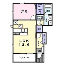 パラッツォＭ 105 号室 ｜ 愛媛県松山市福音寺町（賃貸アパート1LDK・1階・46.22㎡） その2