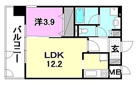 アーバン松前町 605 号室 ｜ 愛媛県松山市松前町3丁目（賃貸マンション1LDK・6階・36.46㎡） その2