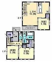 フェリシエ道後 B 号室 ｜ 愛媛県松山市道後町1丁目（賃貸一戸建3LDK・2階・77.83㎡） その2