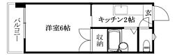 間取図画像 1K