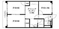姫原ハイツ6階3.8万円